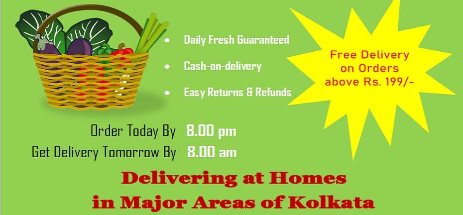 Delivering At Homes In Major Areas Of Kolkata